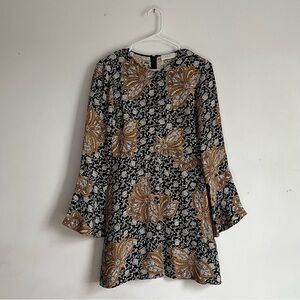 Trixie mini dress size 4 by ALC paisley print boho summer festival dress revolve